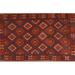 Ahgly Company Indoor Rectangle Traditional Brown Red Southwestern Area Rugs 7 x 9