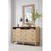 Birch Lane™ Katheryn 6 Drawer Double Dresser Wood in Brown | 38 H x 62 W x 18 D in | Wayfair 794517EE7F2E4F3C8296CADFF69C7B12