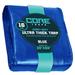 Core Tarps 30 ft. x 60 ft. 16 Mil Heavy Duty Polyethylene Tarp, Waterproof, Rip & Tear Proof Aluminum in Blue | 1 H x 30 W x 60 D in | Wayfair