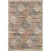 White 18 x 18 x 0.25 in Area Rug - Loloi Rugs Sorrento Oriental Machine Made Power Loom Area Rug in Ivory | 18 H x 18 W x 0.25 D in | Wayfair