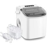 R.W.FLAME 26 Lb. lb. Daily Production Bullet Ice Countertop Ice Maker, Self-Cleaning Ice Makers in White | 11.4 H x 8.7 W x 11.6 D in | Wayfair