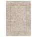 White 150 x 114 x 0.25 in Area Rug - Bungalow Rose Floral Machine Woven Area Rug in Beige/Brown | 150 H x 114 W x 0.25 D in | Wayfair