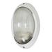Nuvo Lighting 60526 - 1 Light (Medium Screw Base) 9 Semi Gloss White Finish with Glass Lens Bulkhead Light Fixture (60-526)