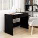 Latitude Run® Desk w/ Drawers Computer Desk Home Office Study Table Engineered Wood in Black | 30.12 H x 39.76 W x 19.69 D in | Wayfair