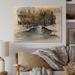 Winston Porter River In Woods Watercolor - Farmhouse Wood Wall Art Panels - Natural Pine Wood in Black/Brown | 8 H x 12 W x 1 D in | Wayfair