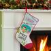 The Holiday Aisle® Personalized Happy Camper Stocking Polyester in Blue/Green/Red | 10 H x 16 W in | Wayfair D3668F79AAF643A8886357DE7435946E