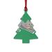 The Holiday Aisle® Kitty Wooden Holiday Shaped Ornament Wood in Brown/Gray/Green | 3 H x 3 W x 1 D in | Wayfair 096BCE9C400541DCACA5C9C05E73F264