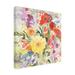 Red Barrel Studio® Sheila Golden the Birthday Bouquet Outdoor Canvas All-Weather Canvas, Wood | 14 H x 14 W x 1.5 D in | Wayfair