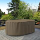 Arlmont & Co. Hillside Weatherproof Oval Patio Table Cover, Polyester | 28 H x 42 W x 60 D in | Wayfair 8EB5289362EB43CBAF269D8BD6272313