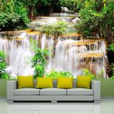 Loon Peak® Darlina Thai Waterfall Wall Mural Non-Woven | 98 W in | Wayfair 7C757983BCDF4BAF9598EF130EA85165