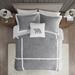 Woolrich Orlen Plush to Sherpa Comforter Set Polyester/Polyfill/Microfiber/Flannel in Gray/White | Wayfair WR10-3840