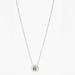 Coach Jewelry | Nwt-Coach Silver Open Circle Stone Strand Necklace Style No.F59083. Original Pkg | Color: Silver | Size: Os