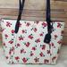 Kate Spade Bags | Christmas Present Shop Now! Kate Spade Cara Garden Toss White Floral Tote | Color: Red/White | Size: Os