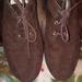 American Eagle Outfitters Shoes | American Eagle Chocolate Brown Suede Shoes Women Size 7 | Color: Brown | Size: 7