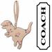 Coach Bags | Coach Rexy Floral Leather Ornament Keychain Fob Bag Charm Dinosaur | Color: Pink | Size: Os