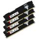 DDR3 32GB Kit (8GBx4) Desktop RAM 1600MHz PC3-12800 UDIMM Non-ECC Unbuffered 1.5V 2Rx8 Dual Rank 240 Pin CL11 PC Computer Memory Upgrade Module (Black)