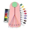 Choose Friendship My Friendship Bracelet Maker, 20 Pre-Cut Threads (Craft Kit/Kids Jewelry Kit) - Blush Pink