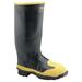 LACROSSE 228260 Size 12 Men's Steel Rubber Boot, Black