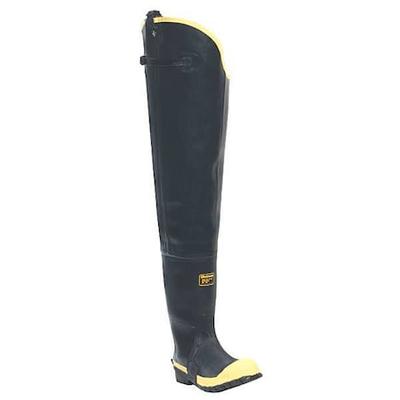 LACROSSE 109050 Size 11 Men's Steel Hip Wader, Black