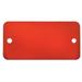 C.H. HANSON 43043 Blank Tag,Rectangle,Red,PK5