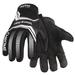 HEXARMOR 4032-L (9) Cut Resistant Gloves, A8 Cut Level, Uncoated, L, 1 PR