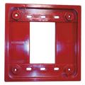 HUBBELL HBL4APR 4-PLEX Accessory, Number of Gangs: 1 and 2 Polycarbonate, Red