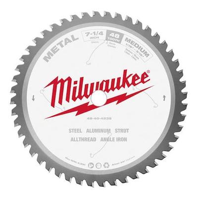 MILWAUKEE TOOL 48-40-4235 7 1/4 in. 48 Tooth Metal Cutting Circular Saw Blade