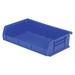 QUANTUM STORAGE SYSTEMS QUS236BL Hang & Stack Storage Bin, 7 3/8 in L, 11 in W,