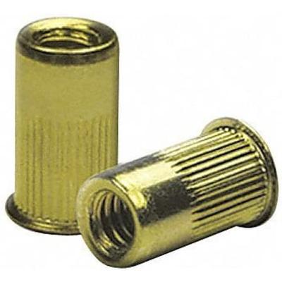 ZORO SELECT CAK2-3118-312-25 Rivet Nut, 5/16"-18 Thread Size, 0.595 in Flange
