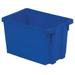 LEWISBINS SN2012-6 GREY Stack & Nest Bin, Gray, Plastic, 20 1/8 in L x 13 in W