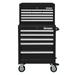 WESTWARD 7CY07 WESTWARD Tool Chest & Cabinet Combination, 14-Drawers, Powder