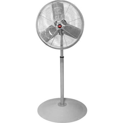 DAYTON 7DD01 Standard Duty Industrial Fan, Pedestal Mount, 24 in Blade Dia,