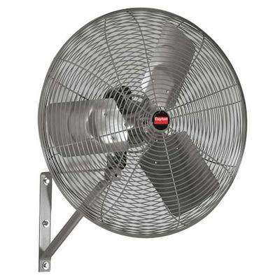 DAYTON 7DD08 Standard Duty Industrial Fan, Wall Mount, 30 in Blade Dia, 115V,