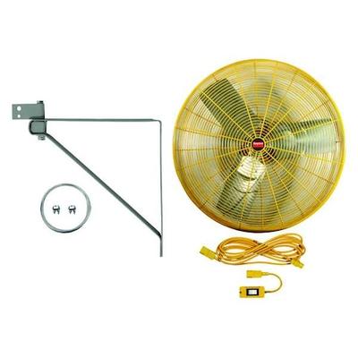 DAYTON 7DJ27 High Visibility High Visibility Industrial Fan, Ceiling, IBeam,