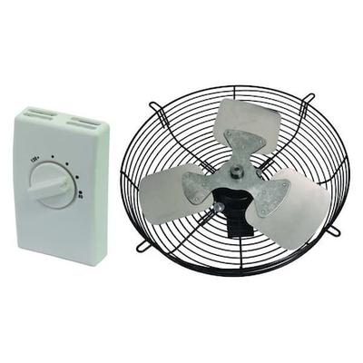 DAYTON 347HY1 Attic Ventilator Kit, Gable Mount, 16"dia, Hz: 60