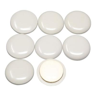 MASTER CASTER 87002 Furniture Glides, Self-Stick, Round, 1", PK8