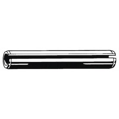 ZORO SELECT U39101.050.0300 Spring Pin, Sltd, 1/2inx3in, 27100lb, PK5