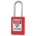 MASTER LOCK S33KAS3RED Lockout Padlock,KA,Red,1-13/16"H,PK3