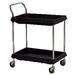 METRO BC2030-2DBL High Density Polyethylene (Shelf) Utility Cart with Deep