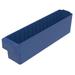 AKRO-MILS 31148BLU Drawer Storage Bin, Blue, Plastic, 3 3/4 in W x 4 5/8 in H,