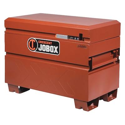 CRESCENT JOBOX 2-652990 Heavy-Duty Chest, Brown, 36 in W x 20 in D x 27-1/2 in H