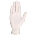 CONDOR 10D866 Disposable Gloves, Natural Rubber Latex, Powder Free Natural, XL,