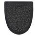 TOUGH GUY 49EV64 Black Urinal Floor Mat 18-29/64" W x 20-3/8" L, 1-11/16", 6 PK