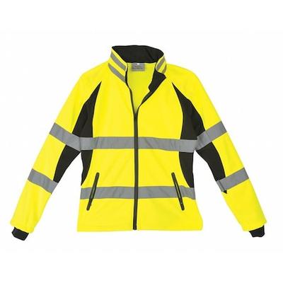 UTILITY PRO UHV668-XL Ladies Jacket,Hi-Vis,XL,Blk/Yellow