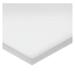 ZORO SELECT BULK-PS-UHMW-538 White UHMW Polyethylene Sheet Stock 120" L x 48" W