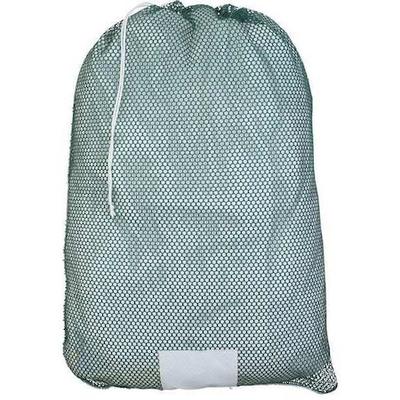 ZORO SELECT MP245525 Drawstring Polyester Mesh Laundry Bag Green