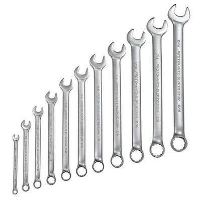 PROTO J1200GASD11 Combination Wrench Set,SAE,11 pcs.
