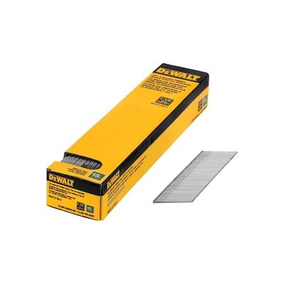 DEWALT DCA15150-2 Collated Finishing Nail, 1-1/2 in L, 15 ga, Coated, Flat