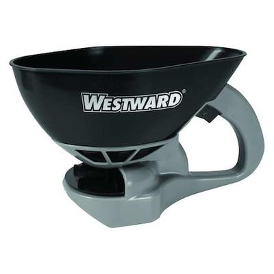 WESTWARD 8708A 3.3 lbs Cap Broadcast Handheld Spreader For Fertilizer, Salt &