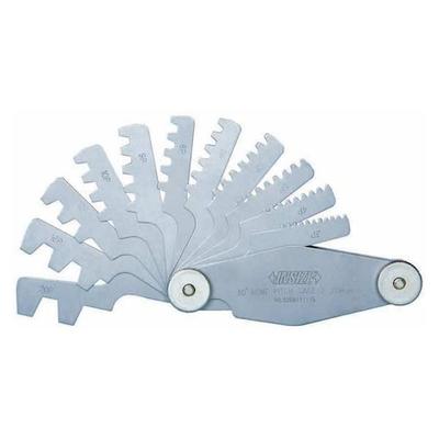 INSIZE 4824-16 Screw Pitch Gage,Thread Angle 24 degrees